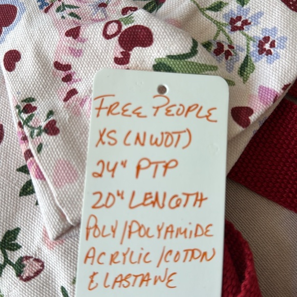 NWOT (TAN) Free People Stardust Soft Sweater Multicolor Xs - Picture 3 of 3